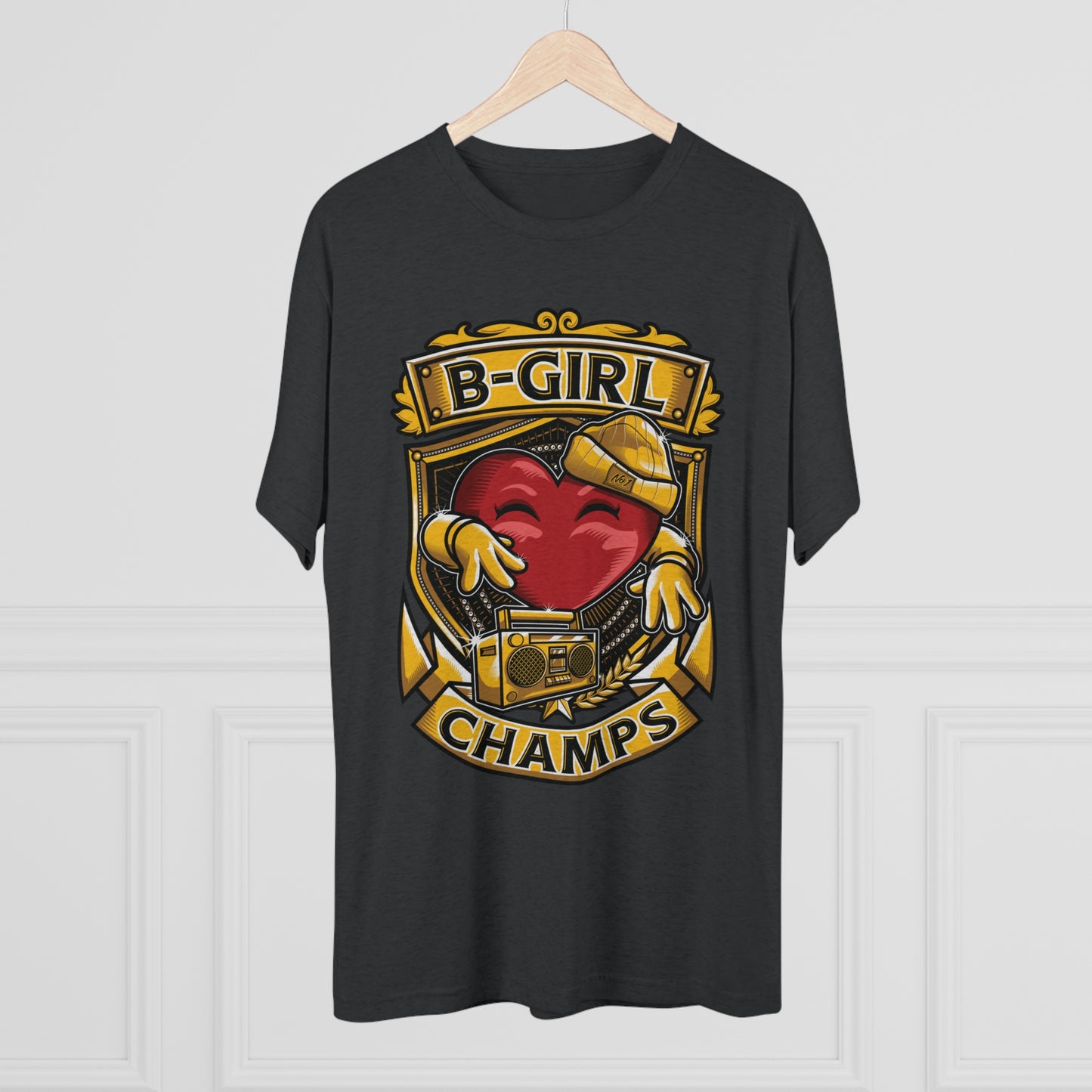 B-GIRL CHAMPS - PREMIUM SOFT - Unisex Tri-Blend Crew Tee (Next Level 6010)