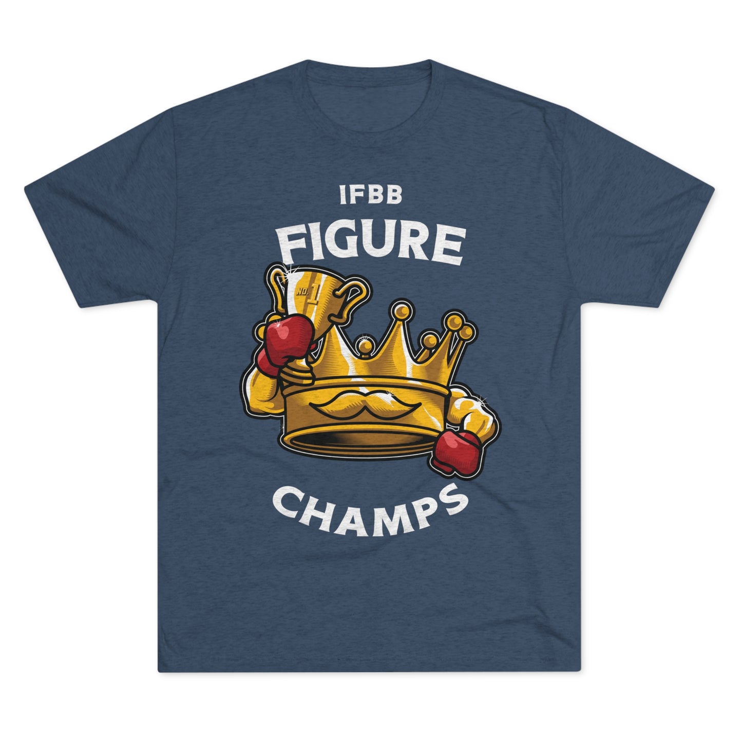 IFBB FIGURE CHAMPS (v2) - PREMIUM SOFT - Unisex Tri-Blend Crew Tee (Next Level 6010)