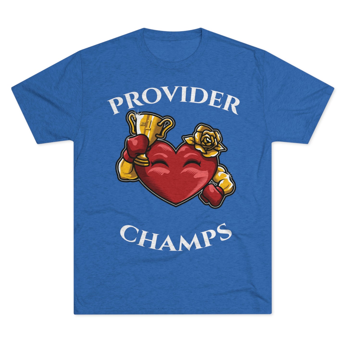 PROVIDER CHAMPS (Alternate Logo) - PREMIUM SOFT - Unisex Tri-Blend Crew Tee (Next Level 6010)
