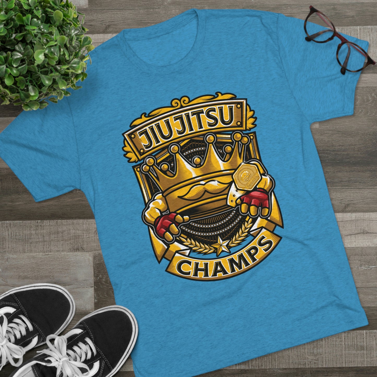 JIUJITSU CHAMPS - PREMIUM SOFT - Unisex Tri-Blend Crew Tee (Next Level 6010)