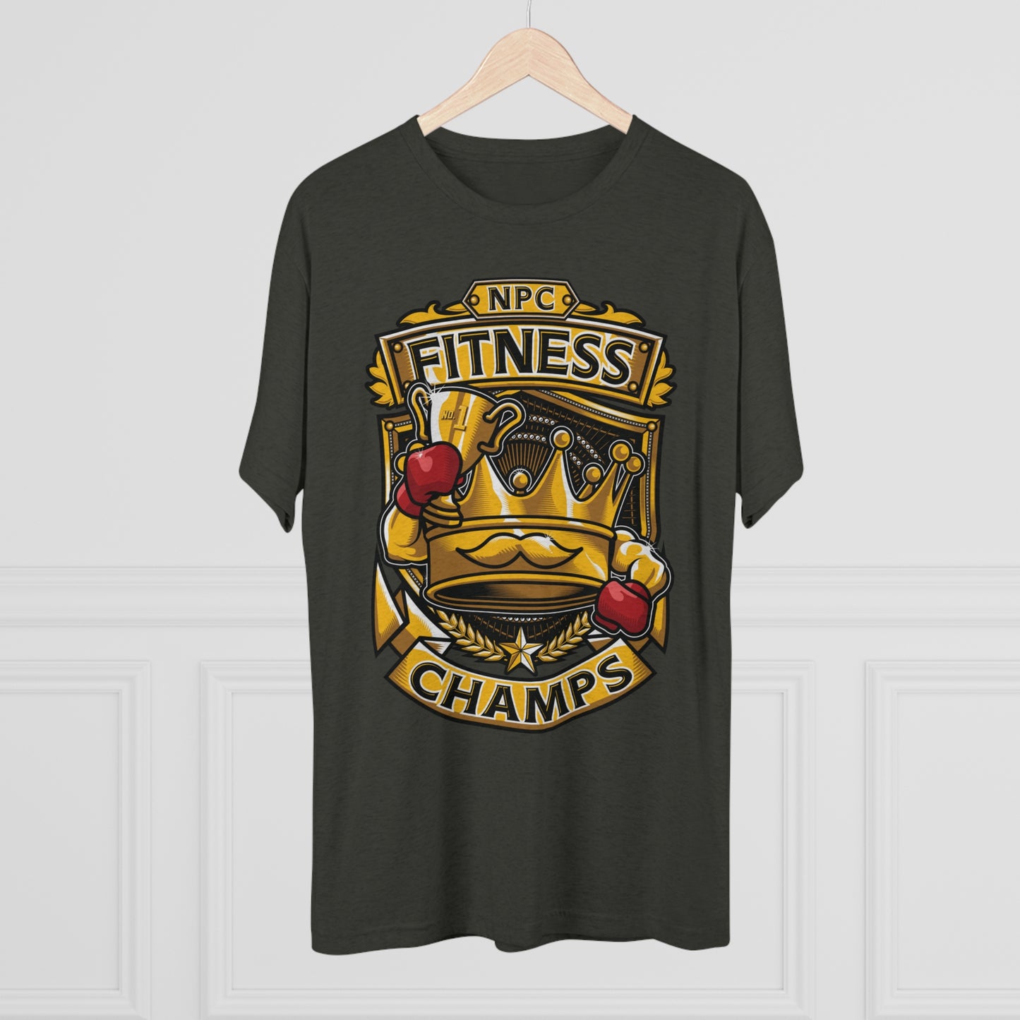NPC FITNESS CHAMPS - PREMIUM SOFT - Unisex Tri-Blend Crew Tee (Next Level 6010)