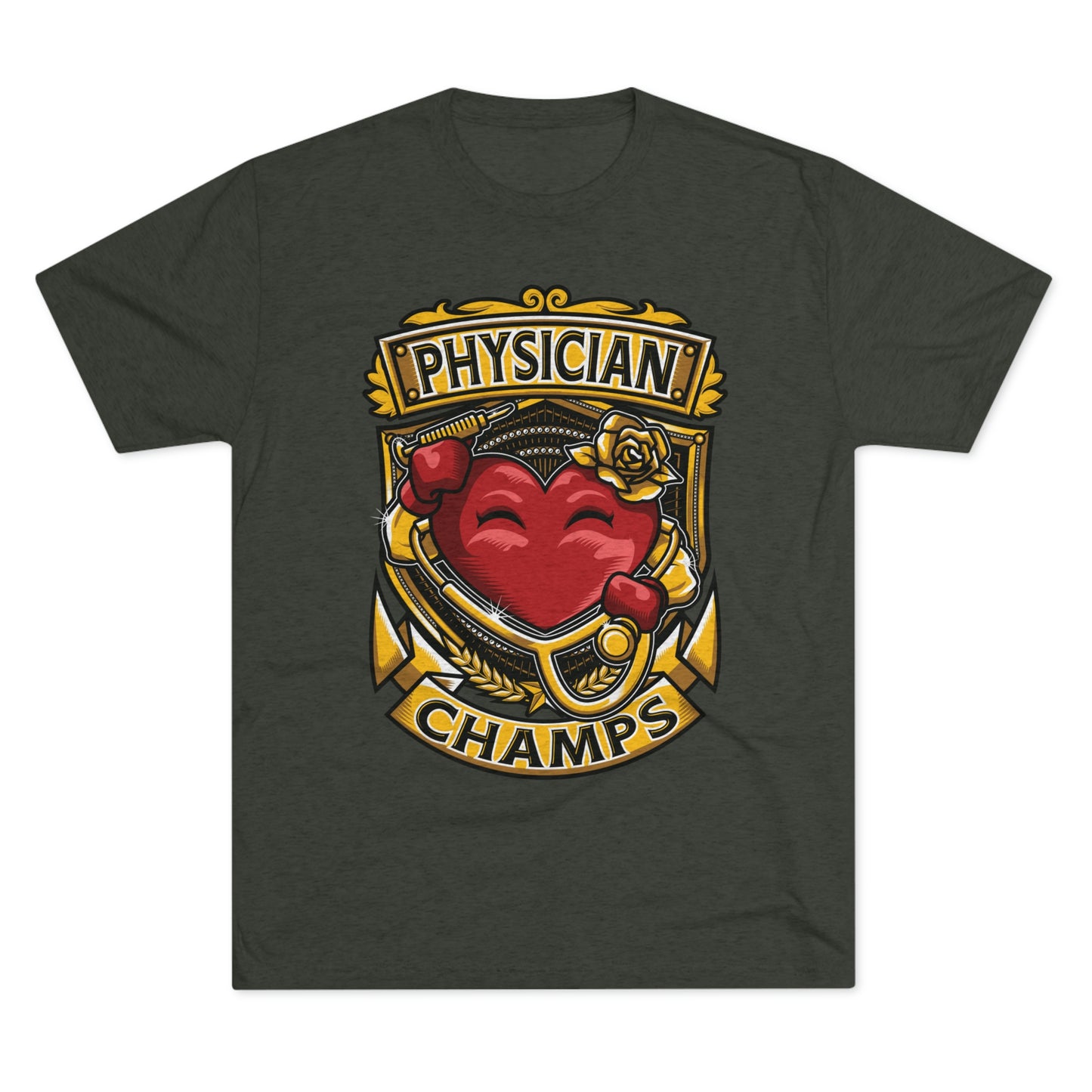 PHYSICIAN CHAMPS - PREMIUM SOFT - Unisex Tri-Blend Crew Tee (Next Level 6010)