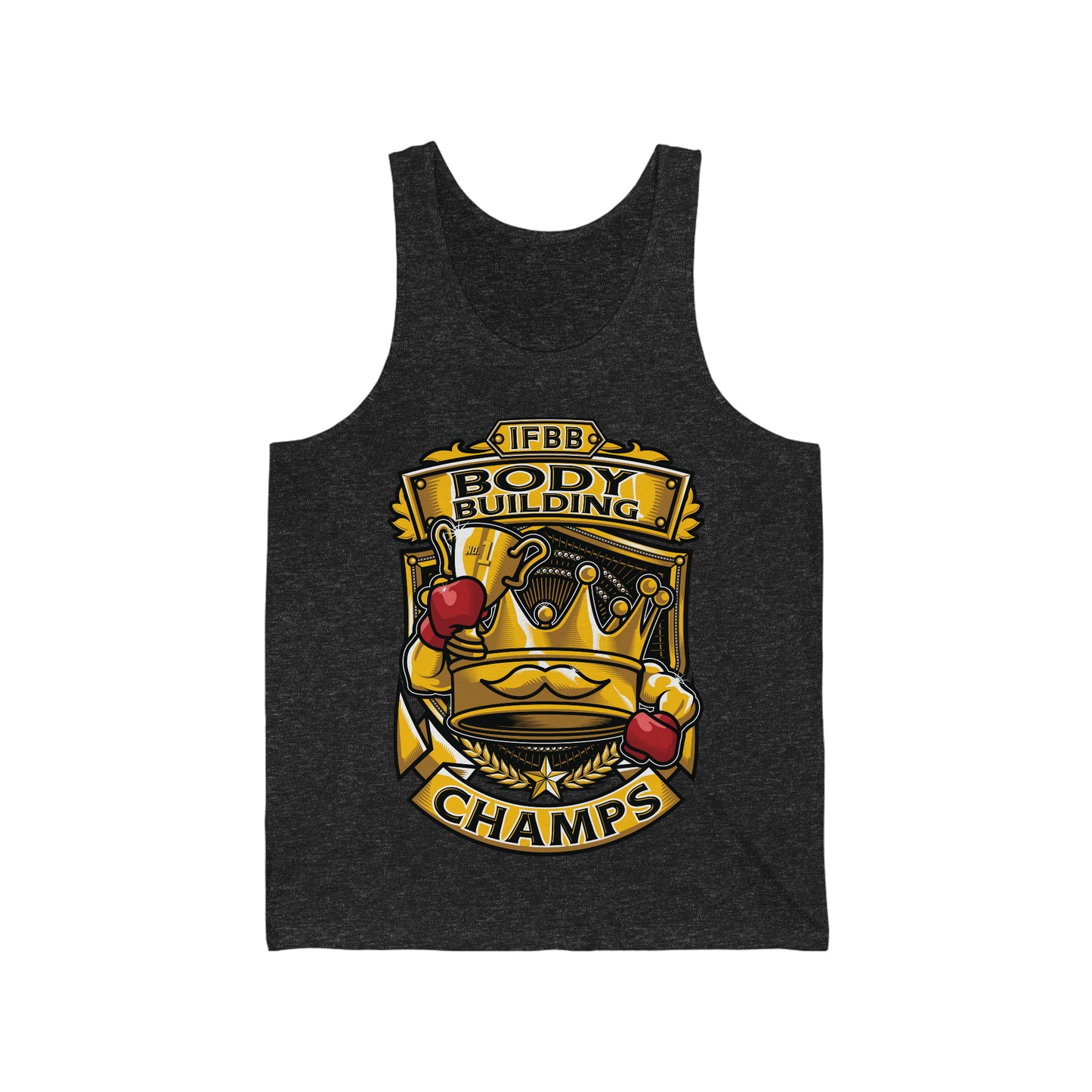 IFBB BODY BUILDING CHAMPS - PREMIUM SOFT - Unisex Jersey Tank (Bella+Canvas 3480)