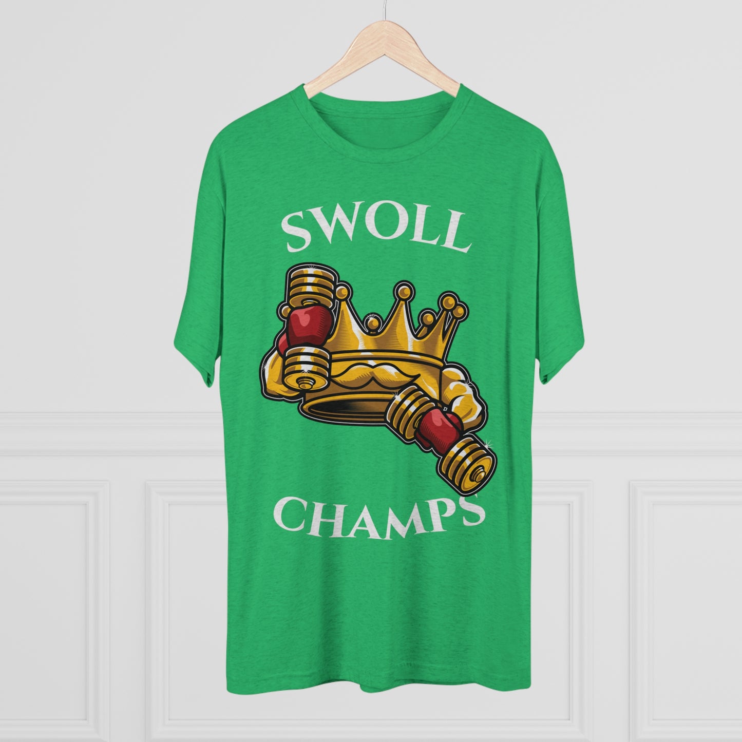 SWOLL CHAMPS - PREMIUM SOFT - Unisex Tri-Blend Crew Tee (Next Level 6010)