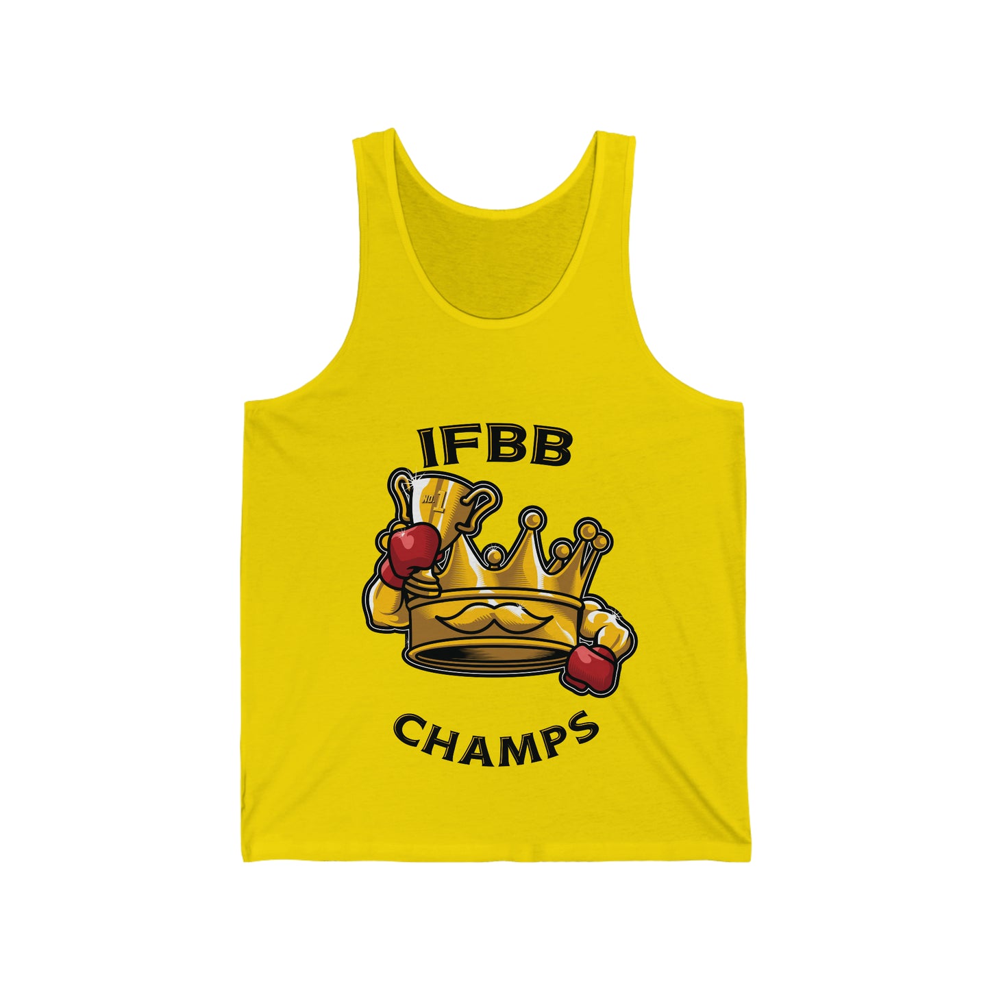 IFBB CHAMPS (v2) - PREMIUM SOFT - Unisex Jersey Tank (Bella+Canvas 3480)
