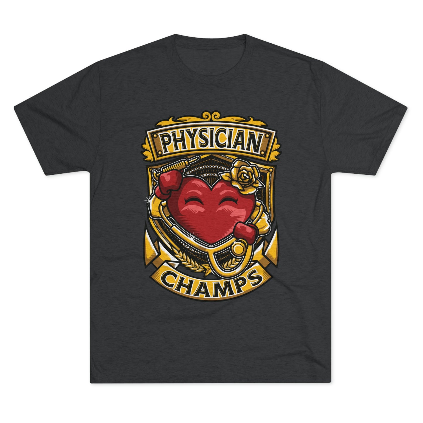 PHYSICIAN CHAMPS - PREMIUM SOFT - Unisex Tri-Blend Crew Tee (Next Level 6010)