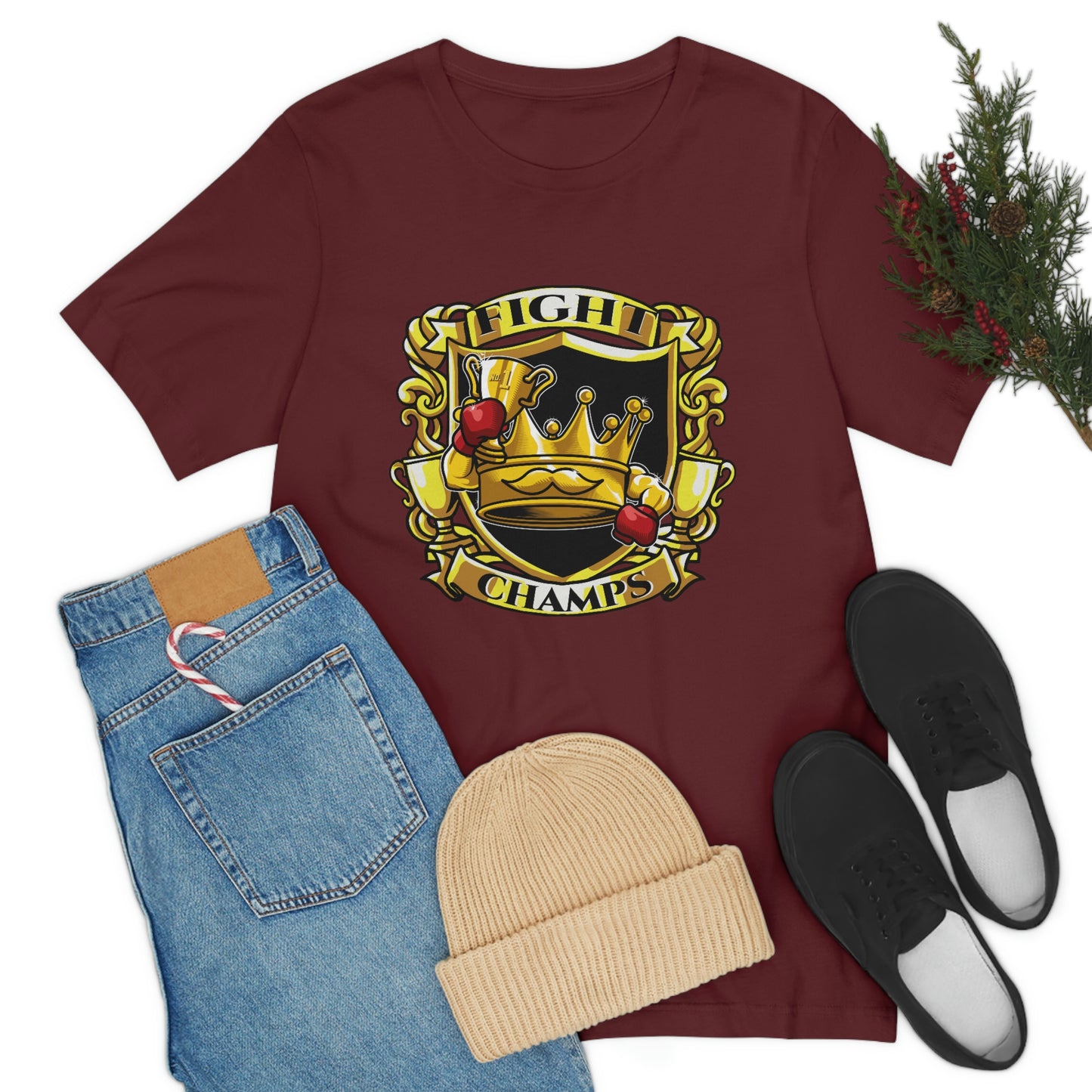 Fight Champs! Unisex Jersey Short Sleeve Tee (Bella+Canvas)