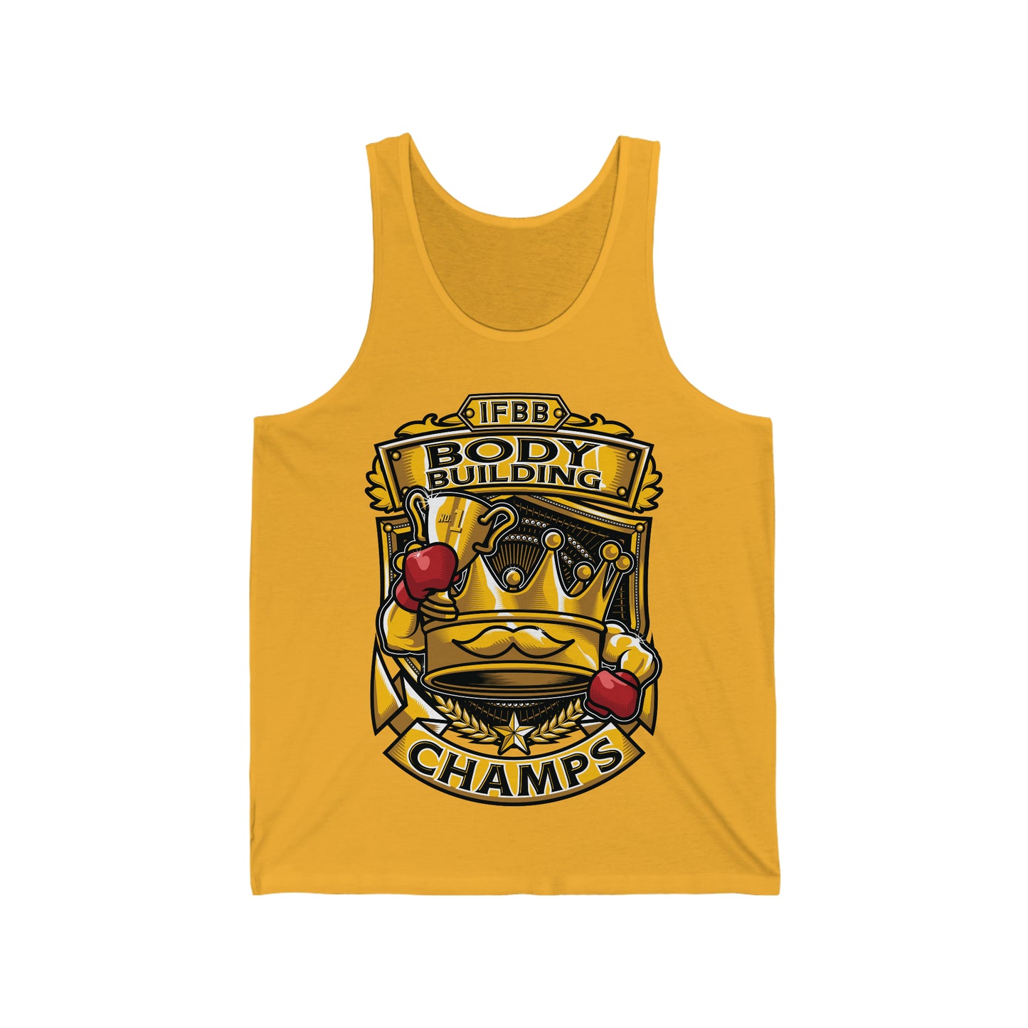 IFBB BODY BUILDING CHAMPS - PREMIUM SOFT - Unisex Jersey Tank (Bella+Canvas 3480)