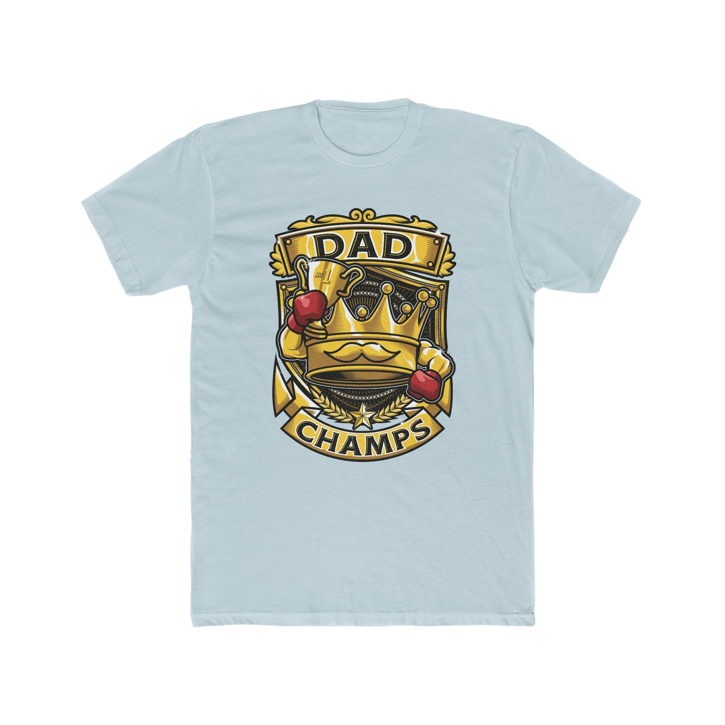 Dad Champs! - Men's Cotton Crew Tee (Next Level)