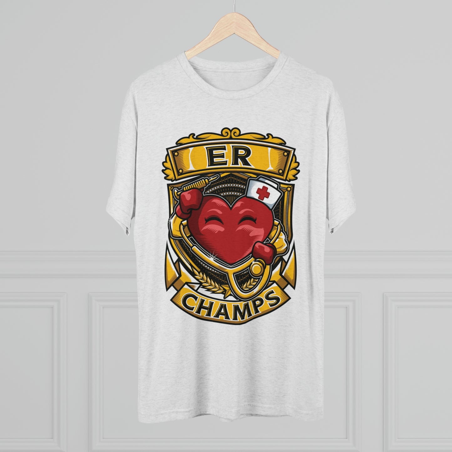 ER CHAMPS - PREMIUM SOFT - Unisex Tri-Blend Crew Tee (Next Level 6010)