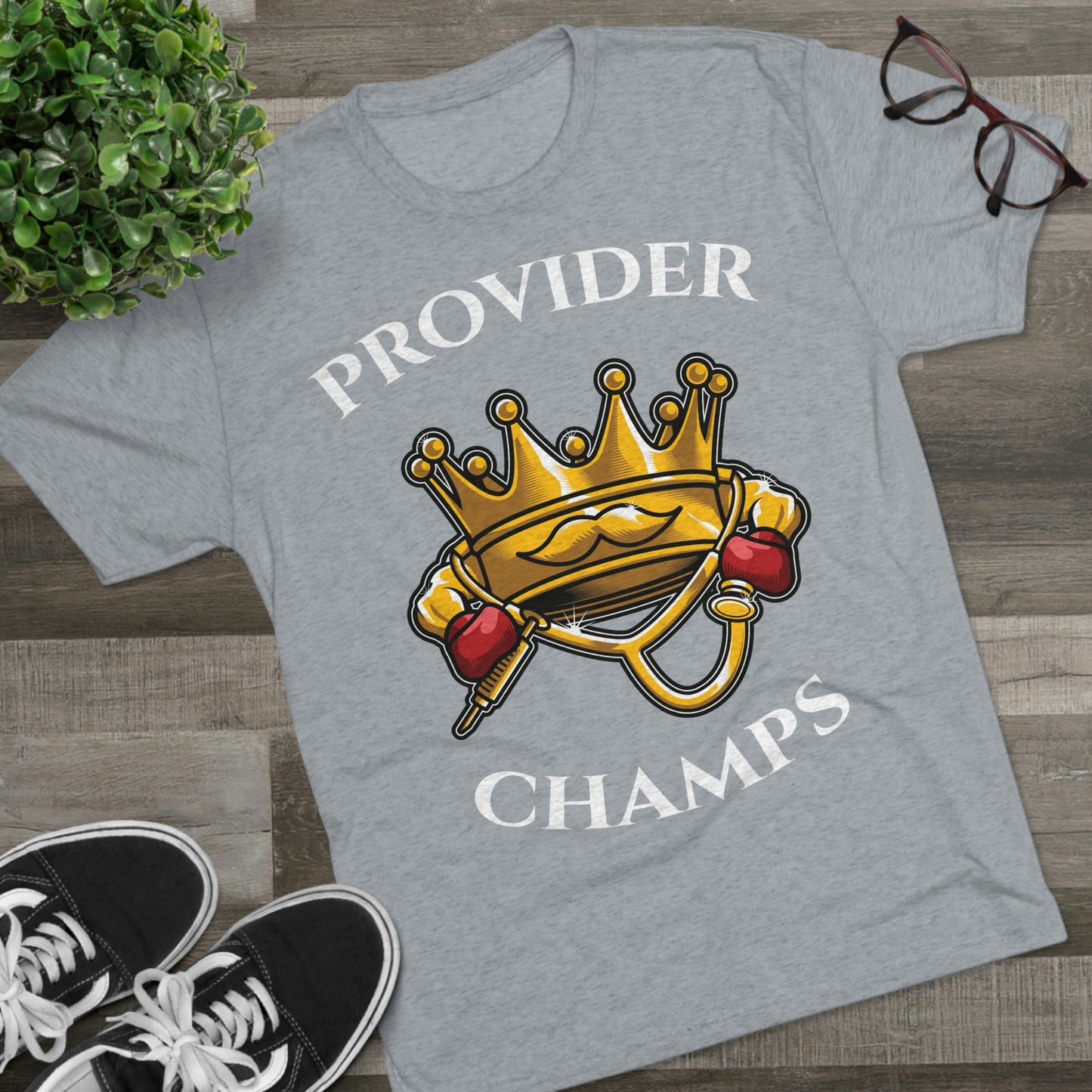 PROVIDER CHAMPS - PREMIUM SOFT - Unisex Tri-Blend Crew Tee (Next Level 6010)