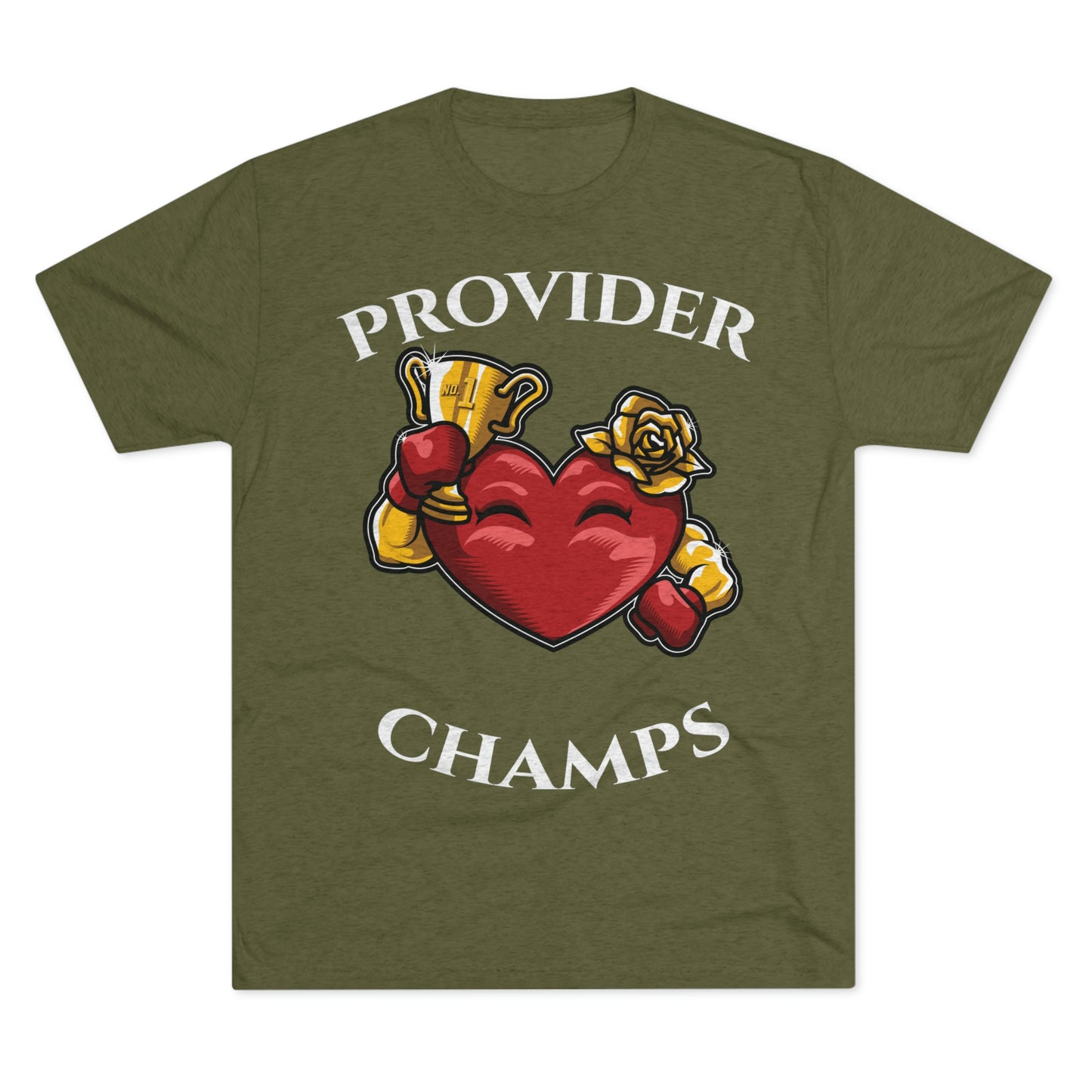 PROVIDER CHAMPS (Alternate Logo) - PREMIUM SOFT - Unisex Tri-Blend Crew Tee (Next Level 6010)