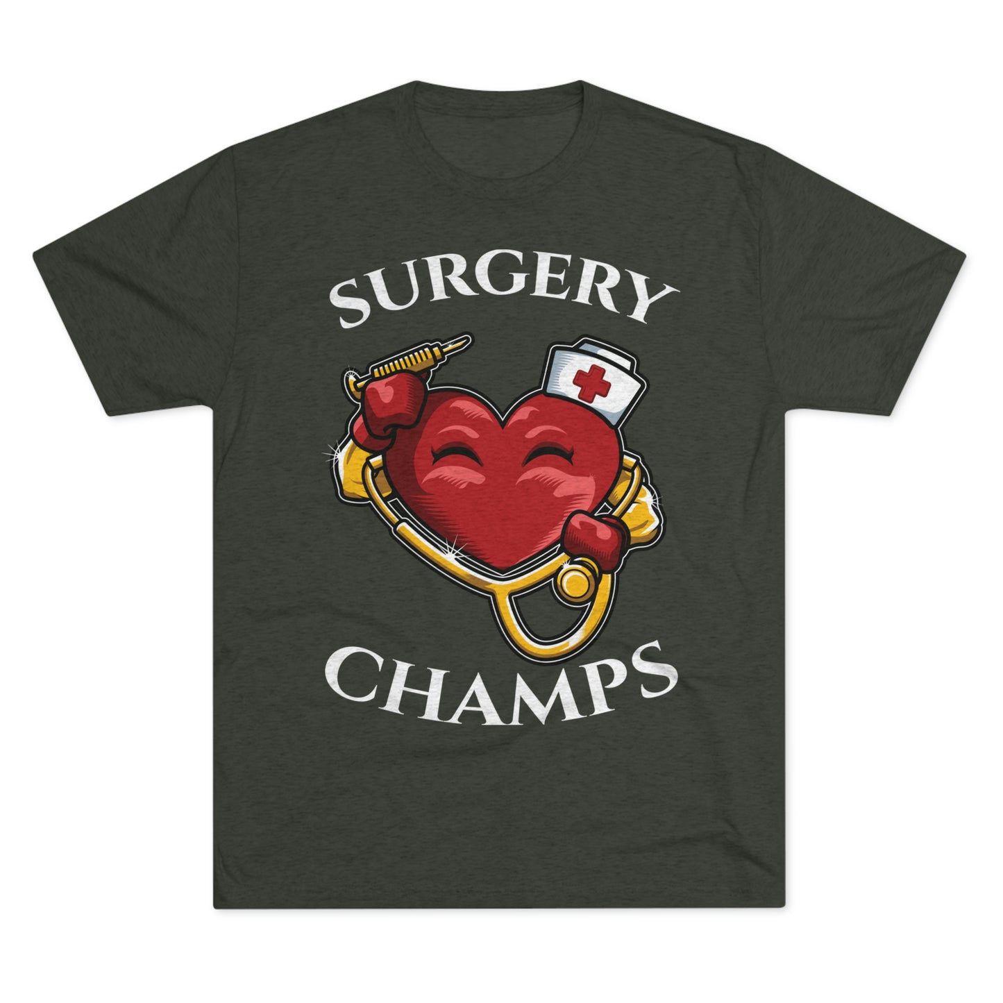 SURGERY CHAMPS - PREMIUM SOFT - Unisex Tri-Blend Crew Tee (Next Level 6010)
