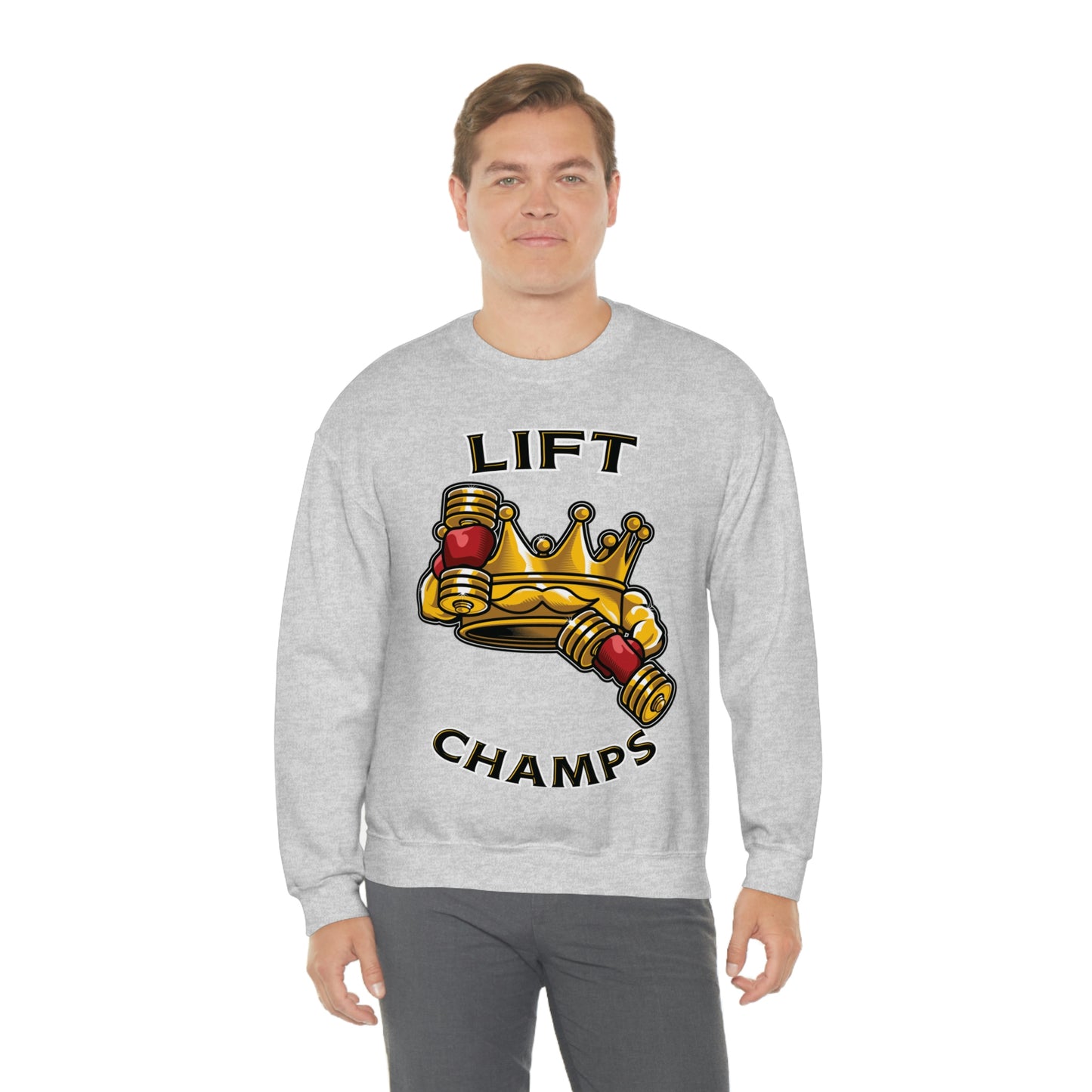Lift Champs! - Unisex Heavy Blend™ Crewneck Sweatshirt