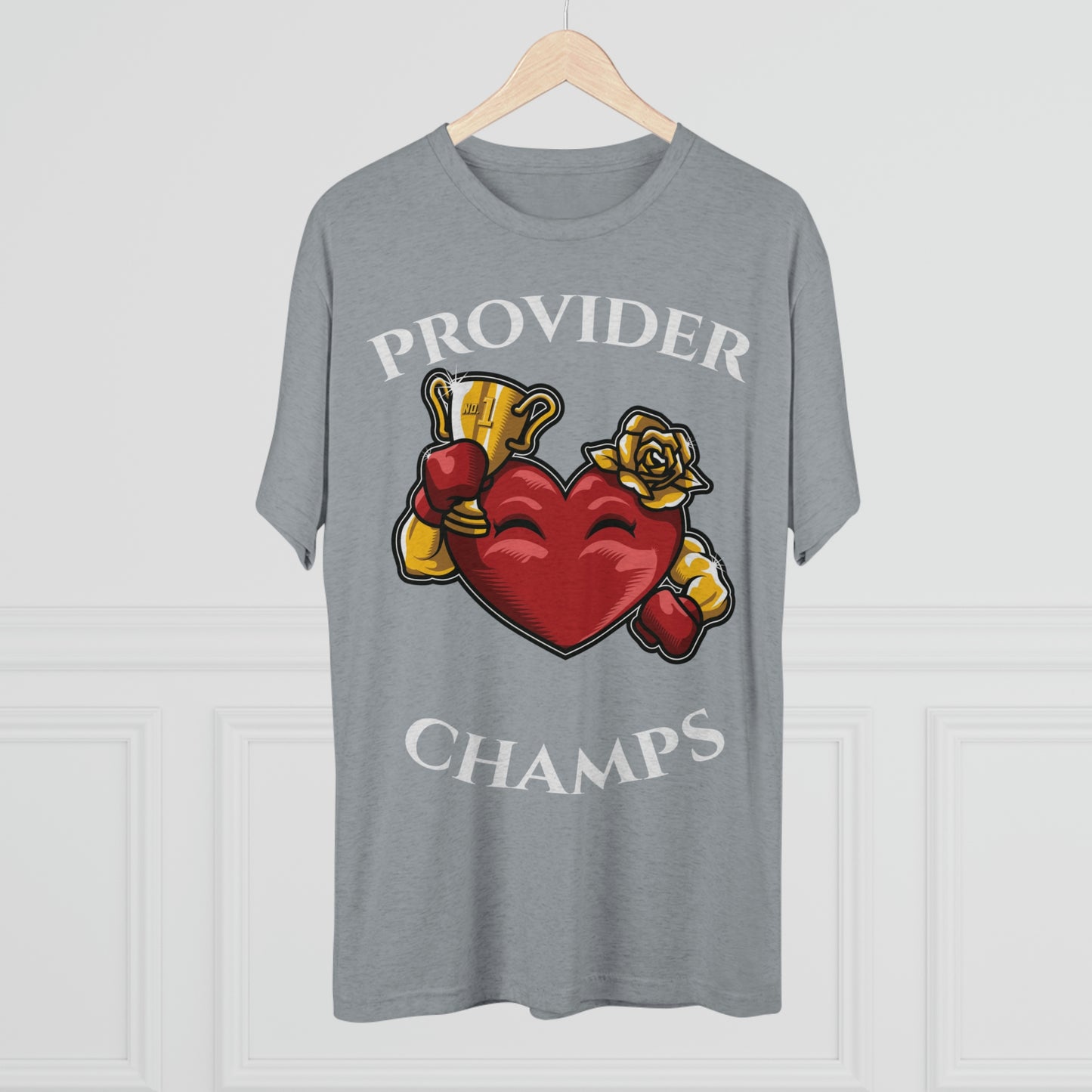 PROVIDER CHAMPS (Alternate Logo) - PREMIUM SOFT - Unisex Tri-Blend Crew Tee (Next Level 6010)