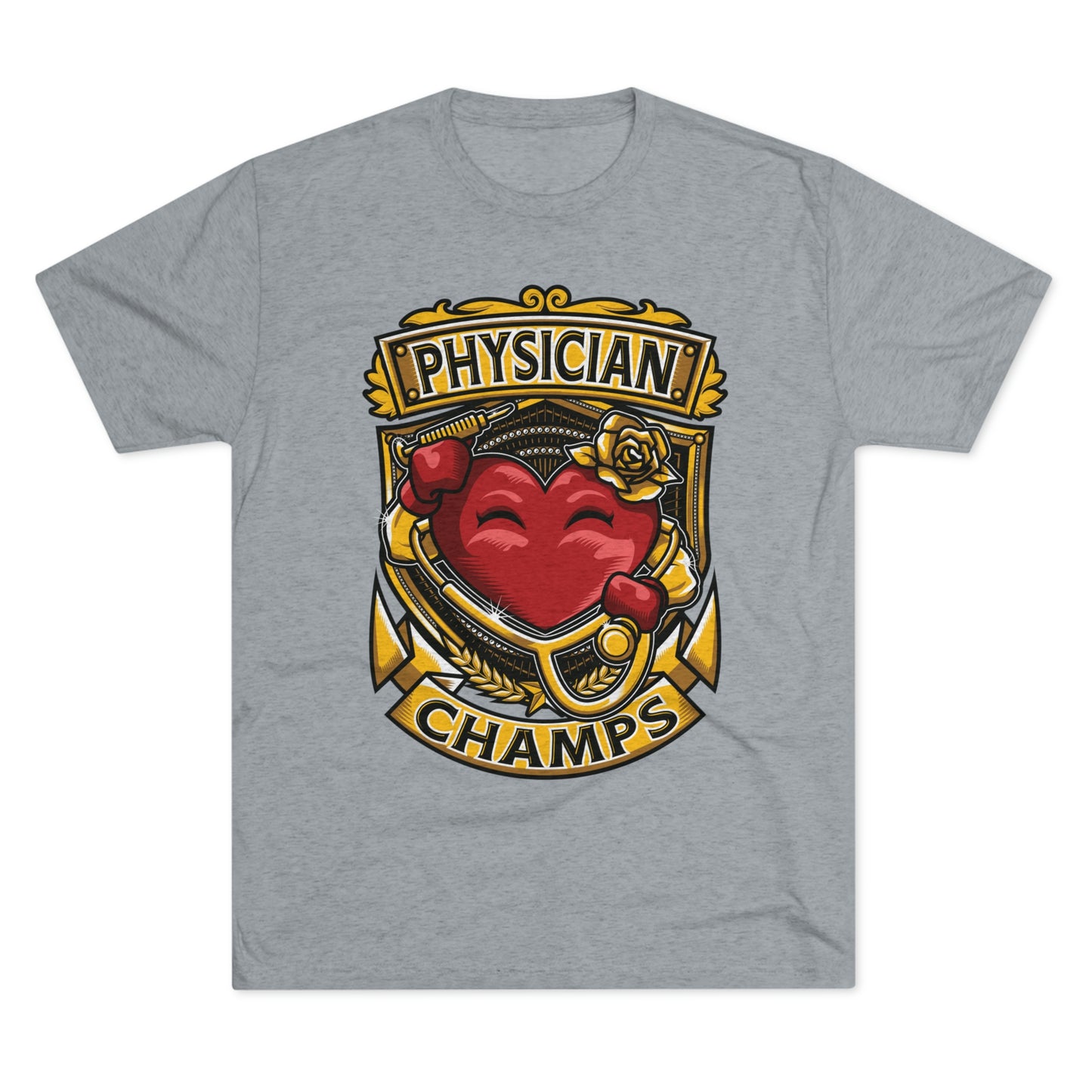PHYSICIAN CHAMPS - PREMIUM SOFT - Unisex Tri-Blend Crew Tee (Next Level 6010)