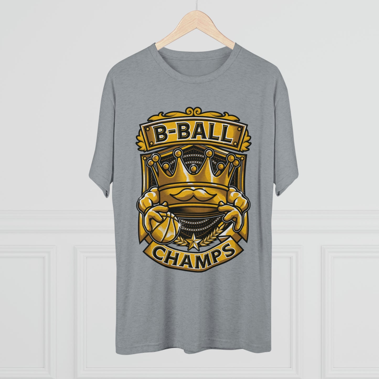 B-BALL CHAMPS - PREMIUM SOFT - Unisex Tri-Blend Crew Tee (Next Level 6010)