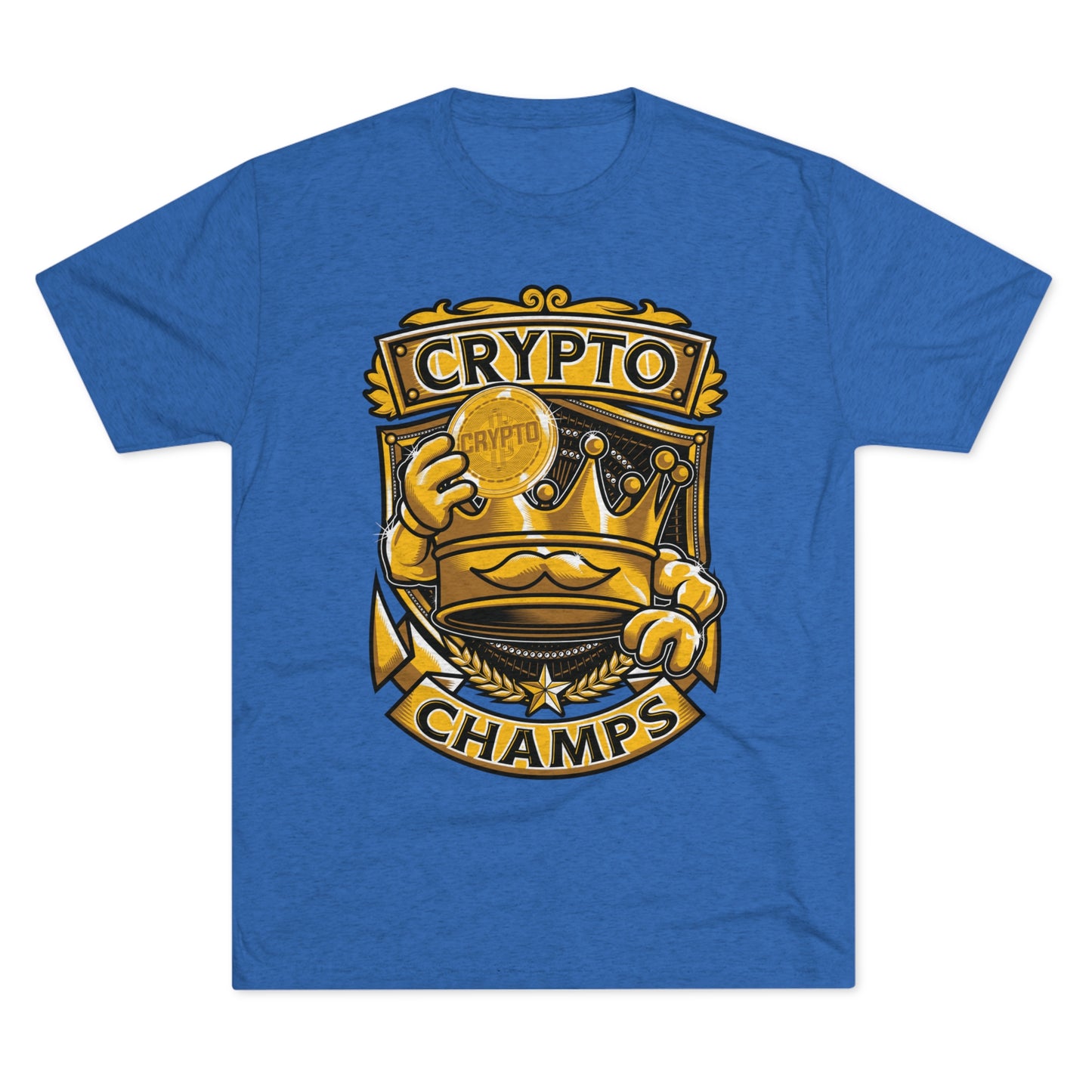 CRYPTO CHAMPS - PREMIUM SOFT - Unisex Tri-Blend Crew Tee (Next Level 6010)