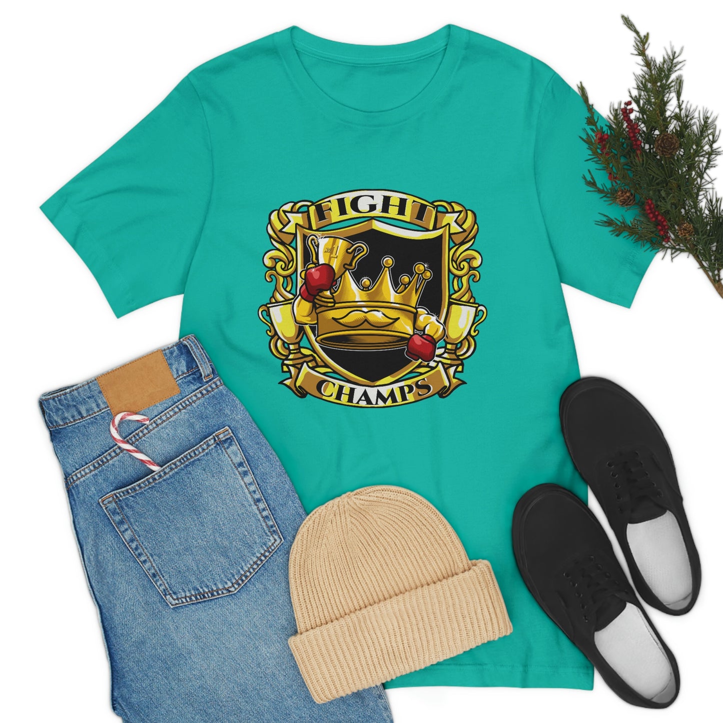 Fight Champs! Unisex Jersey Short Sleeve Tee (Bella+Canvas)