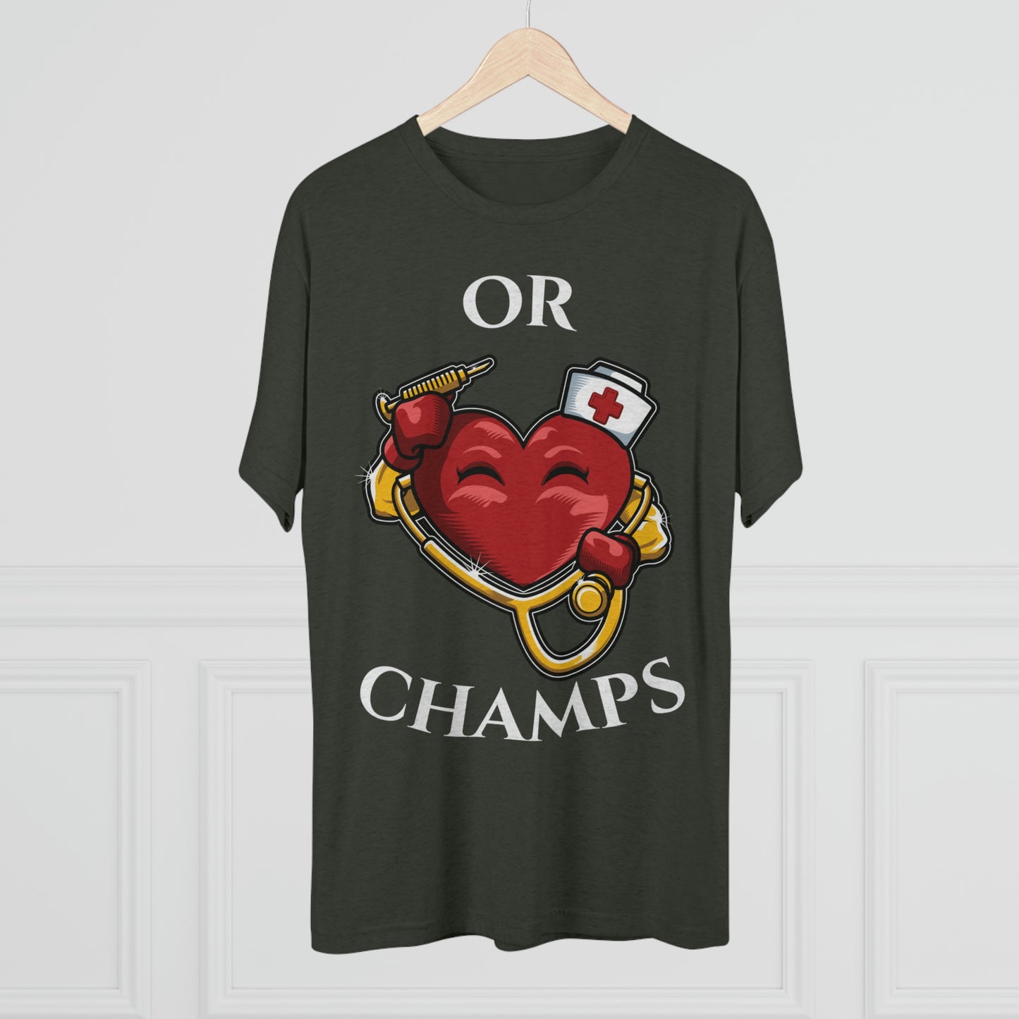 OR CHAMPS - PREMIUM SOFT - Unisex Tri-Blend Crew Tee (Next Level 6010)
