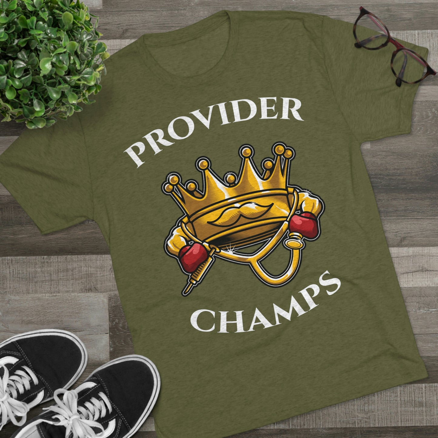 PROVIDER CHAMPS - PREMIUM SOFT - Unisex Tri-Blend Crew Tee (Next Level 6010)