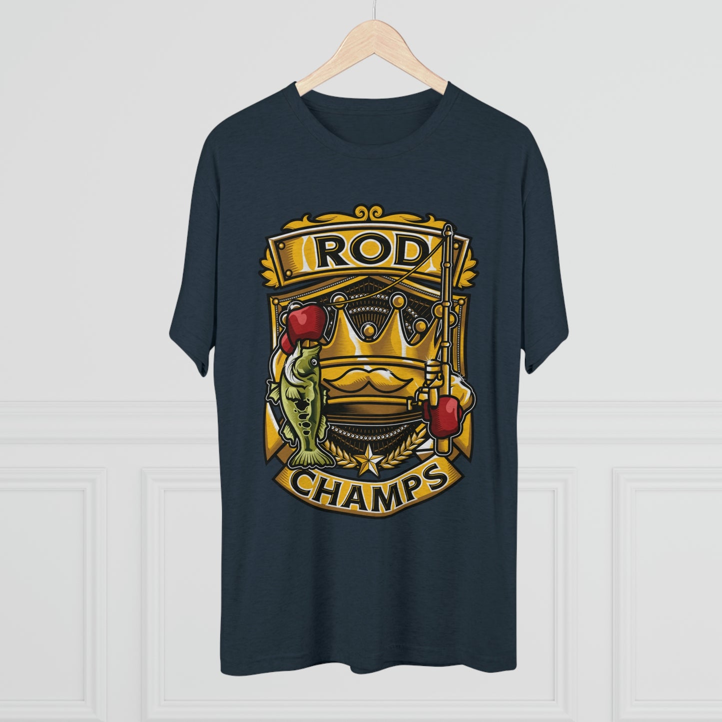 ROD CHAMPS - PREMIUM SOFT - Unisex Tri-Blend Crew Tee (Next Level 6010)