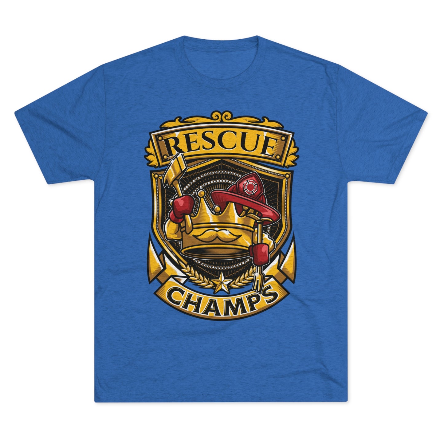 RESCUE CHAMPS - PREMIUM SOFT - Unisex Tri-Blend Crew Tee (Next Level 6010)