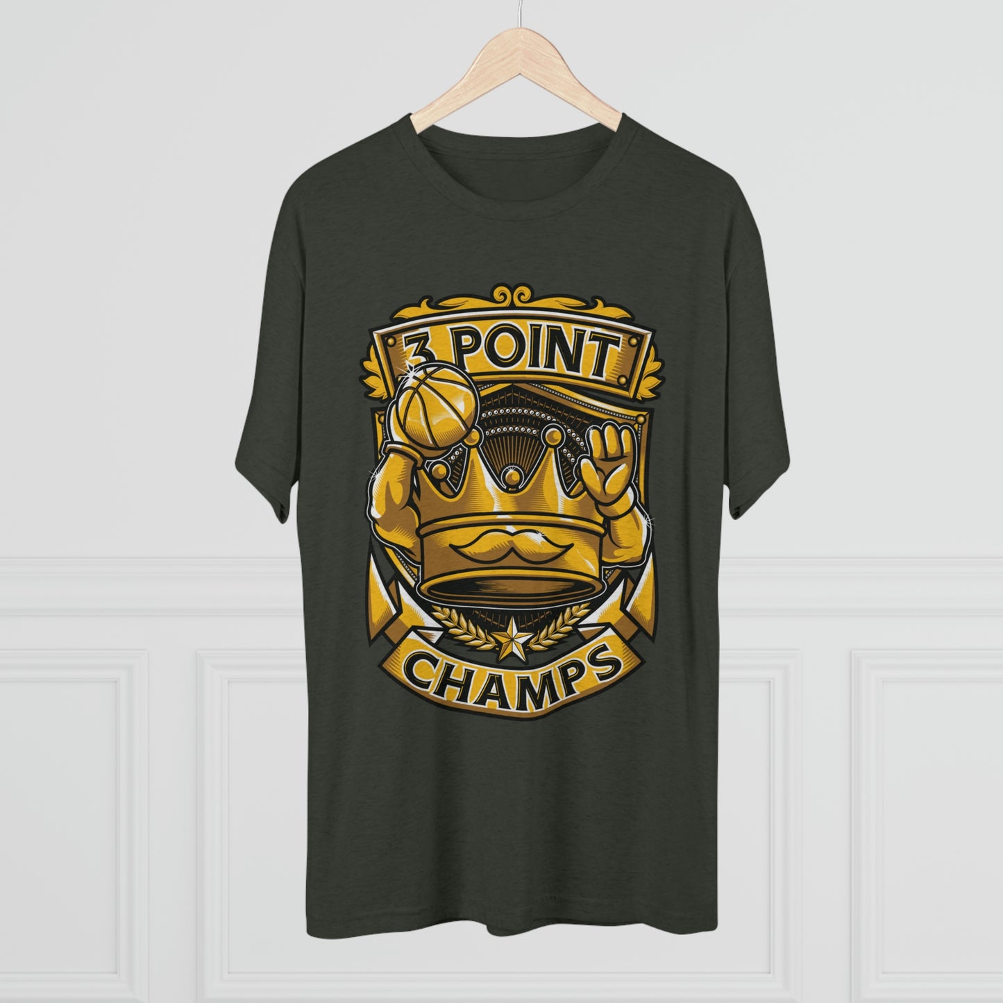 3 POINT CHAMPS - PREMIUM SOFT - Unisex Tri-Blend Crew Tee (Next Level 6010)