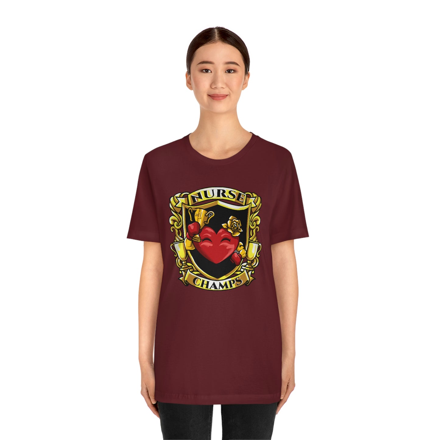 Nurse Champs! - Unisex Jersey Short Sleeve Tee (Bella+Canvas)