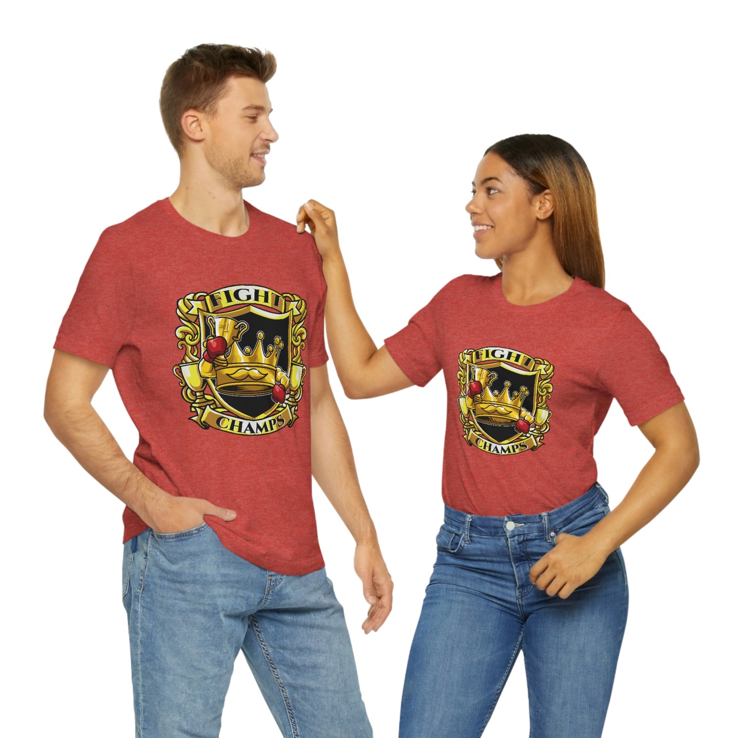 Fight Champs! Unisex Jersey Short Sleeve Tee (Bella+Canvas)