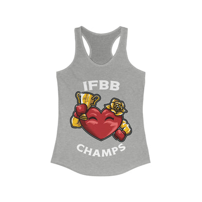 IFBB BODY BUILDING CHAMPS  - Women's Ideal Racerback Tank