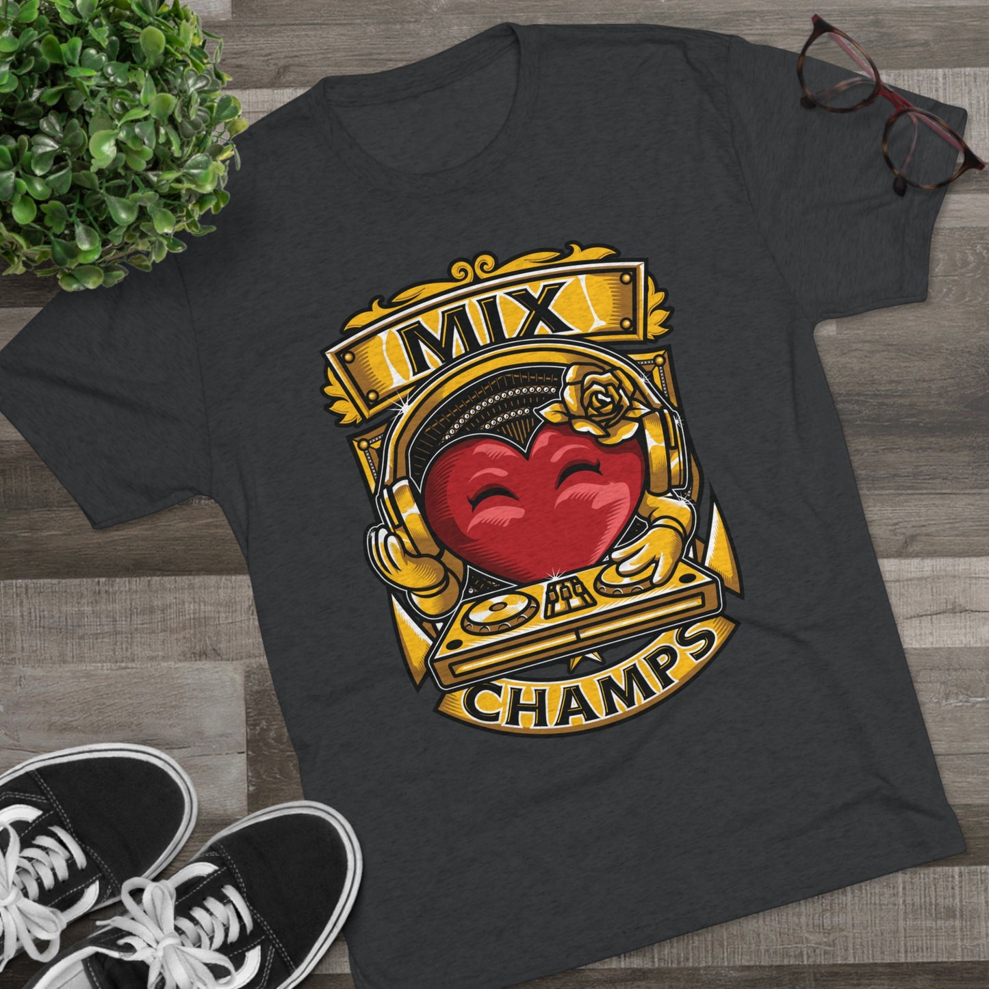 MIX CHAMPS  - PREMIUM SOFT - Unisex Tri-Blend Crew Tee (Next Level 6010)