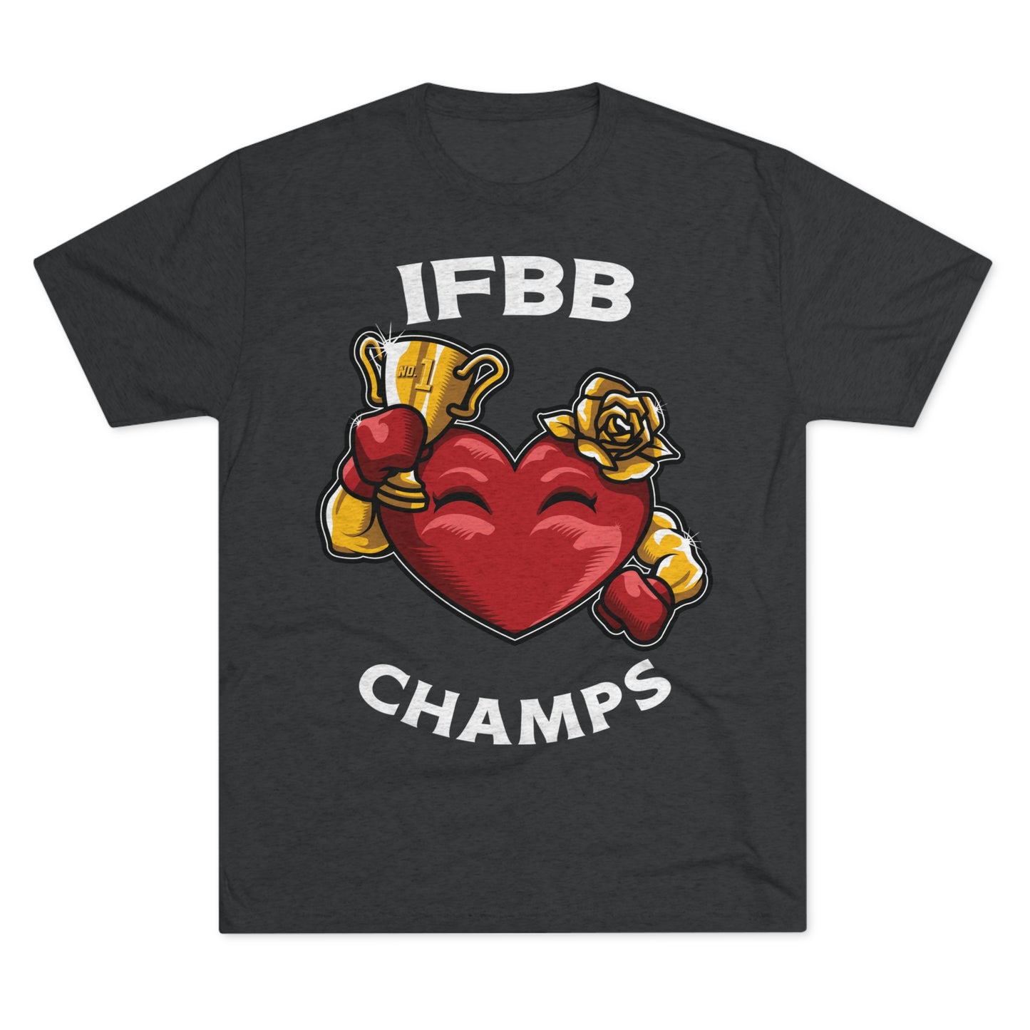 IFBB CHAMPS - PREMIUM SOFT - Unisex Tri-Blend Crew Tee (Next Level 6010)