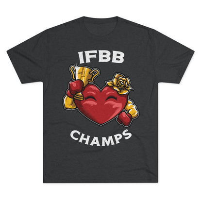 IFBB CHAMPS - PREMIUM SOFT - Unisex Tri-Blend Crew Tee (Next Level 6010)