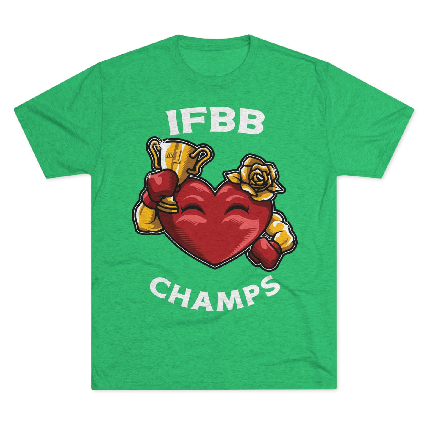 IFBB CHAMPS - PREMIUM SOFT - Unisex Tri-Blend Crew Tee (Next Level 6010)