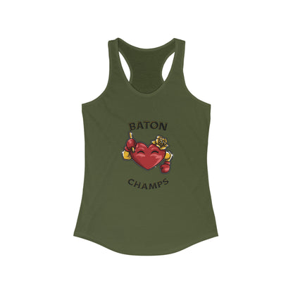 BATON CHAMPS  - Women's Ideal Racerback Tank