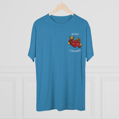 AUNT CHAMPS  - PREMIUM SOFT - Unisex Tri-Blend Crew Tee (Next Level 6010)