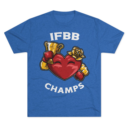IFBB CHAMPS - PREMIUM SOFT - Unisex Tri-Blend Crew Tee (Next Level 6010)