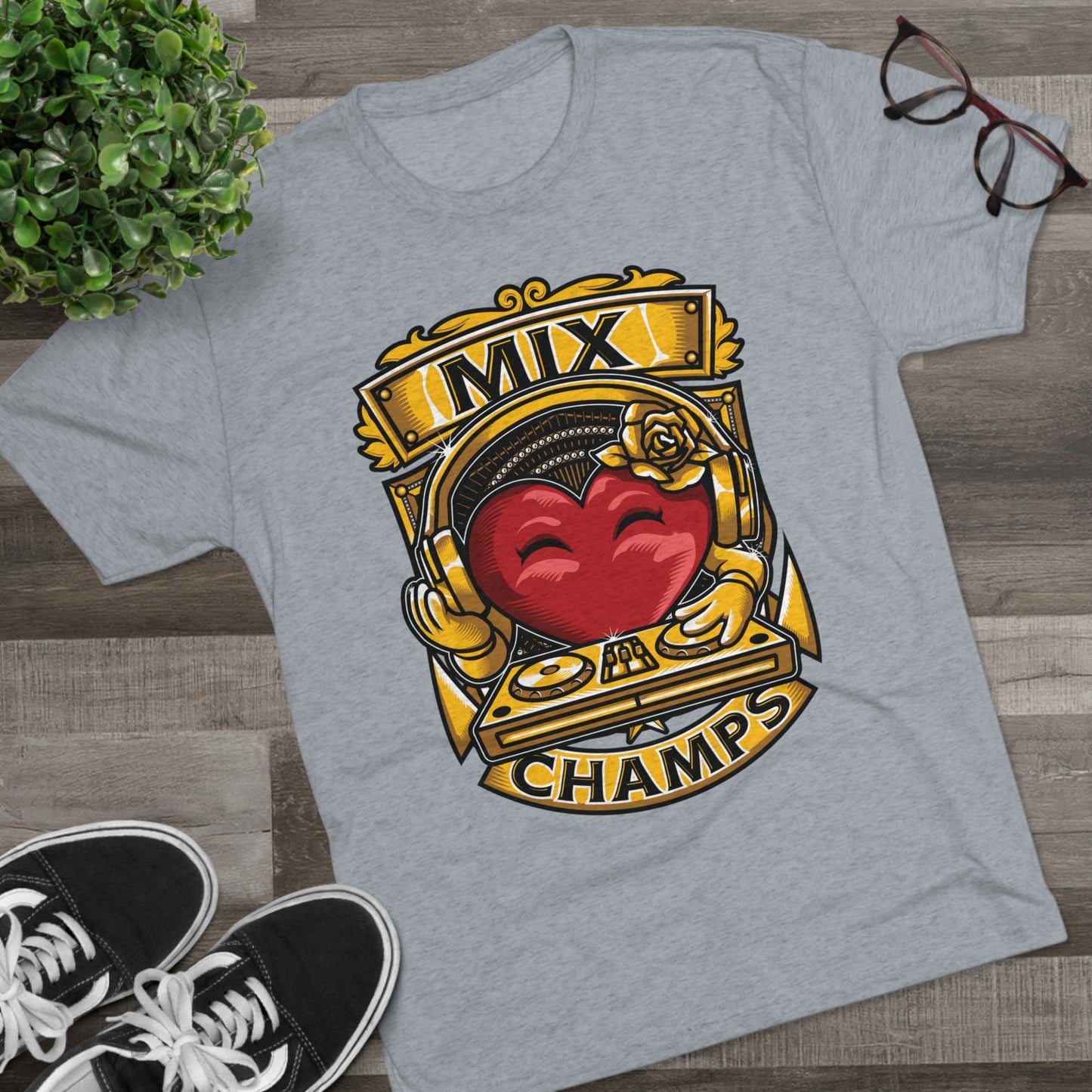 MIX CHAMPS  - PREMIUM SOFT - Unisex Tri-Blend Crew Tee (Next Level 6010)