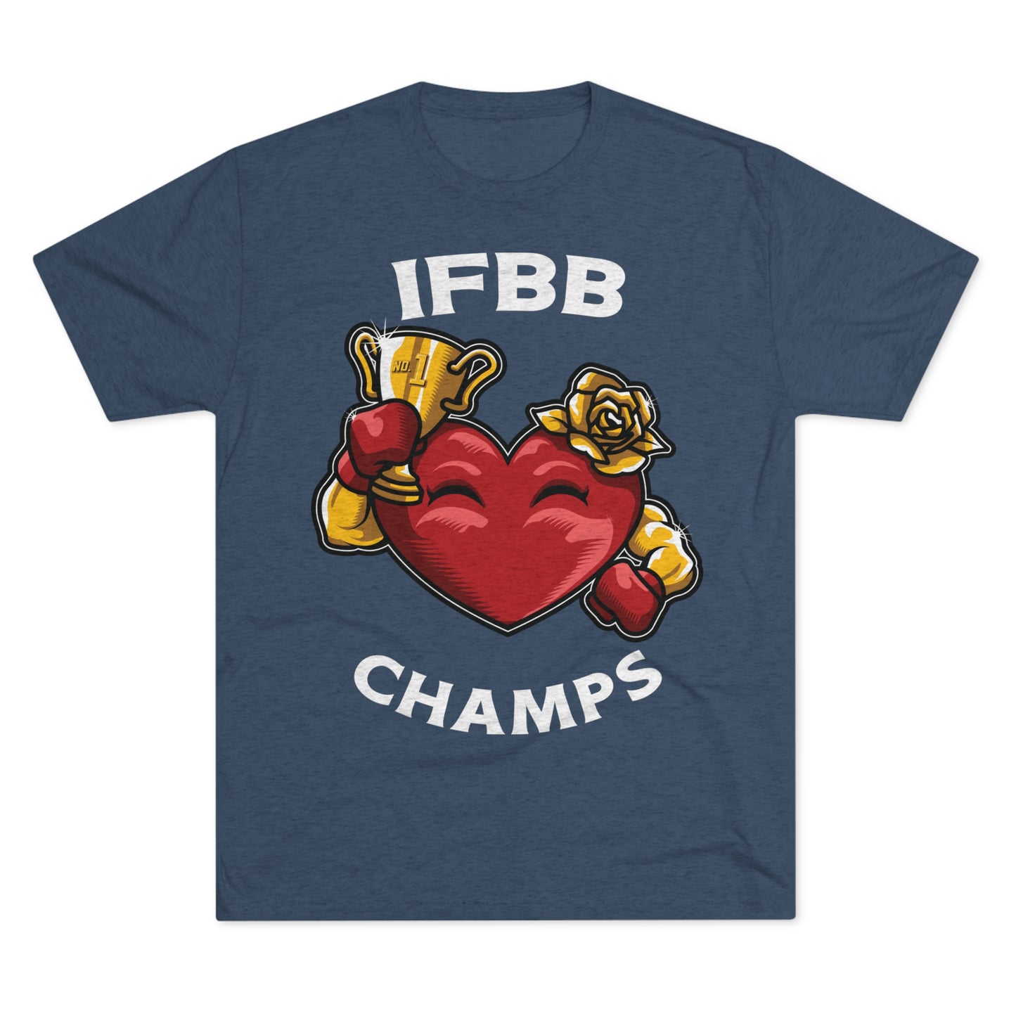 IFBB CHAMPS - PREMIUM SOFT - Unisex Tri-Blend Crew Tee (Next Level 6010)
