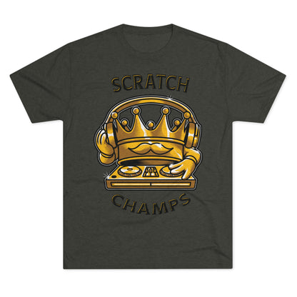SCRATCH CHAMPS  - PREMIUM SOFT - Unisex Tri-Blend Crew Tee (Next Level 6010)