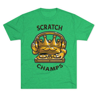 SCRATCH CHAMPS  - PREMIUM SOFT - Unisex Tri-Blend Crew Tee (Next Level 6010)