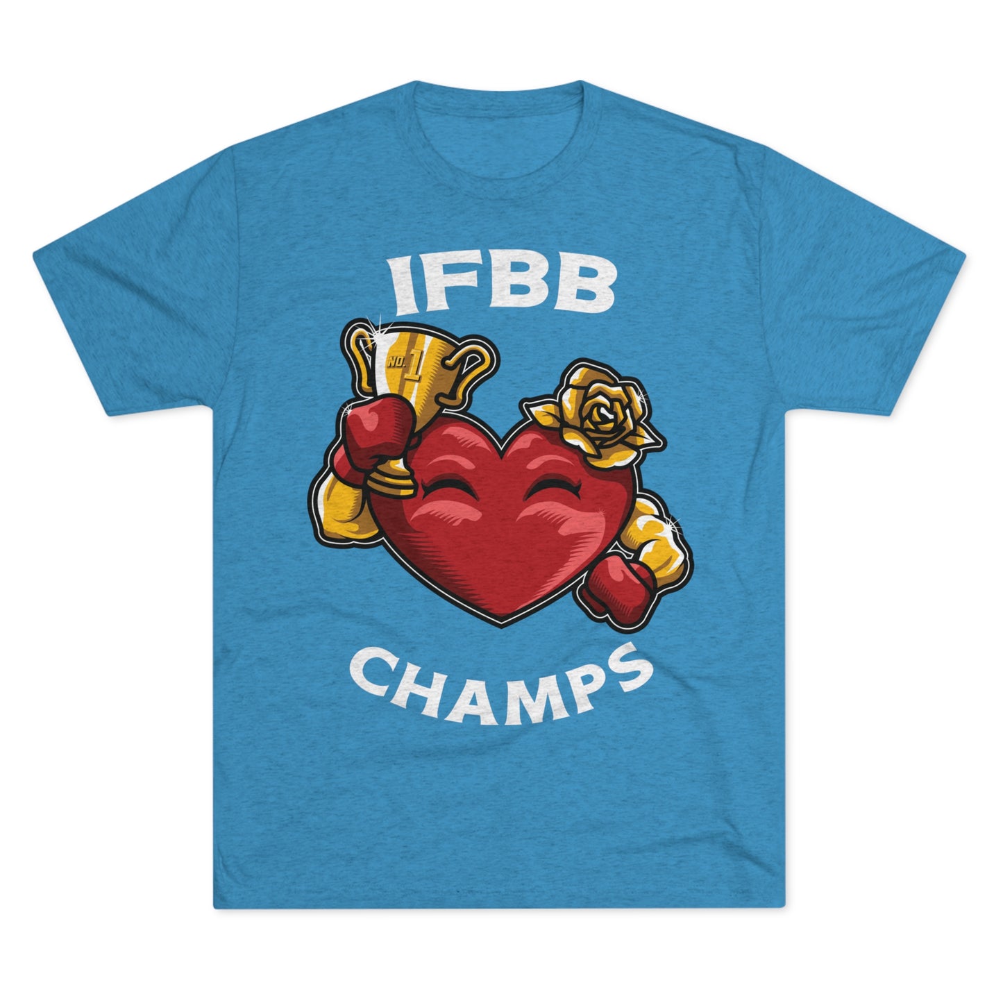 IFBB CHAMPS - PREMIUM SOFT - Unisex Tri-Blend Crew Tee (Next Level 6010)