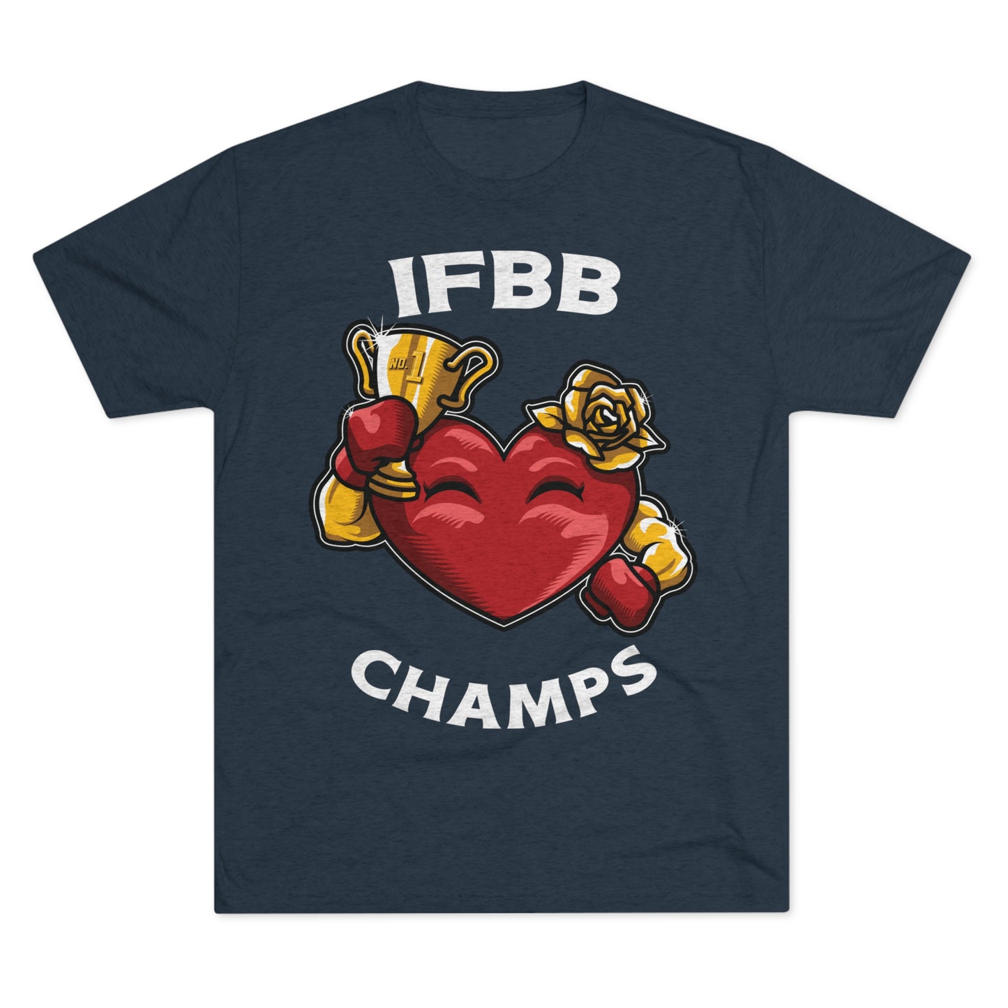 IFBB CHAMPS - PREMIUM SOFT - Unisex Tri-Blend Crew Tee (Next Level 6010)
