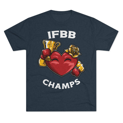 IFBB CHAMPS - PREMIUM SOFT - Unisex Tri-Blend Crew Tee (Next Level 6010)