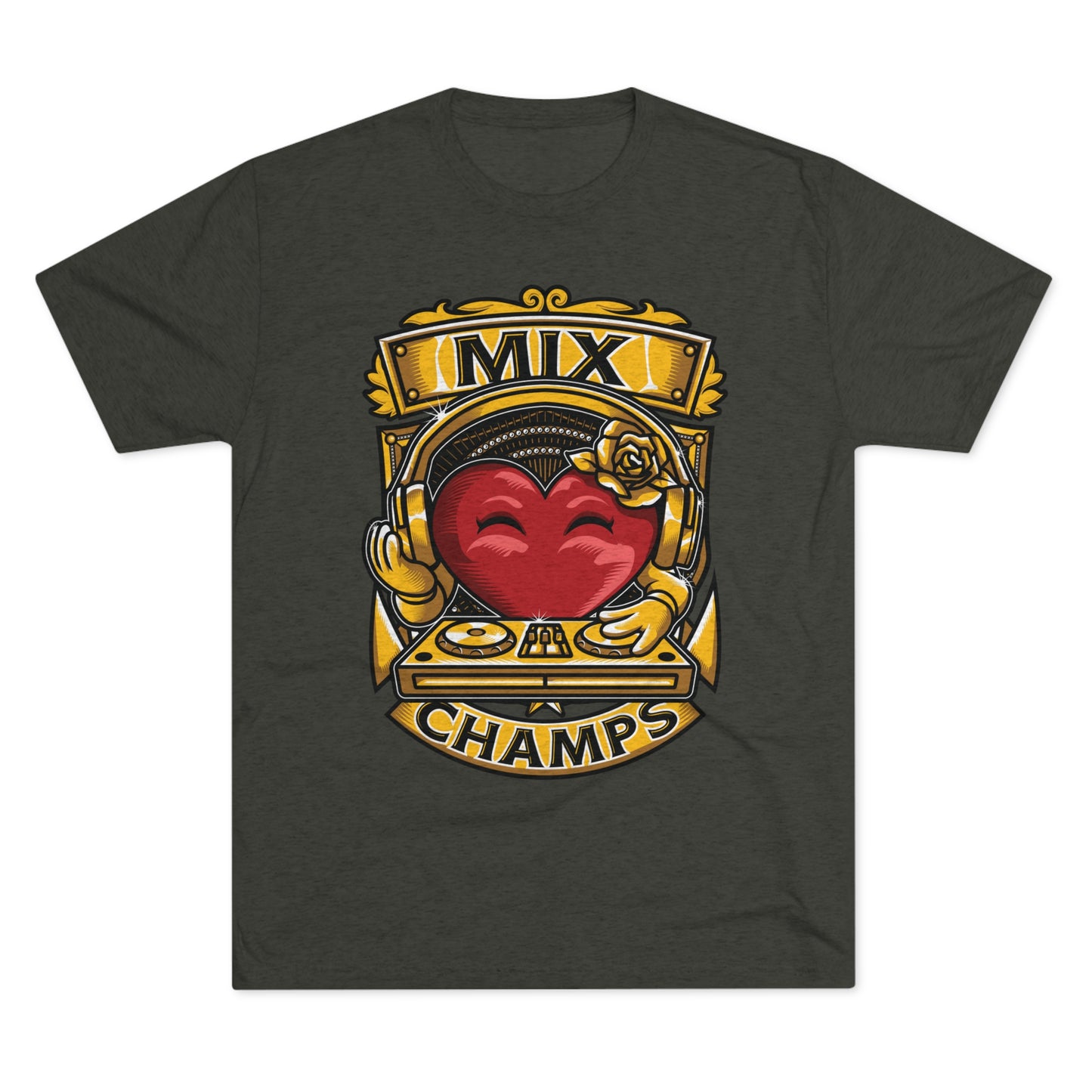 MIX CHAMPS  - PREMIUM SOFT - Unisex Tri-Blend Crew Tee (Next Level 6010)