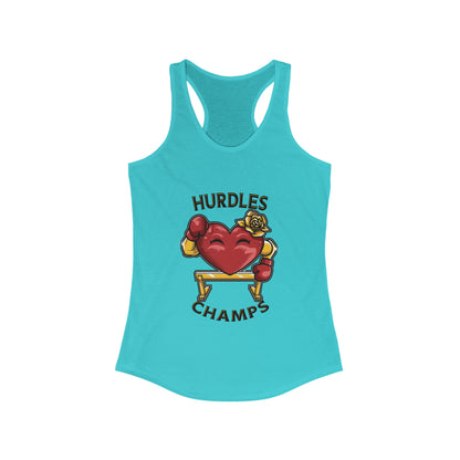 HURDLE CHAMPS - Women's Ideal Racerback Tank