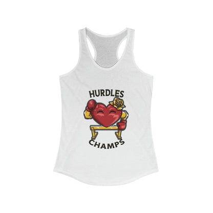 HURDLE CHAMPS - Women's Ideal Racerback Tank
