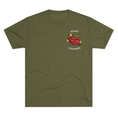 AUNT CHAMPS  - PREMIUM SOFT - Unisex Tri-Blend Crew Tee (Next Level 6010)