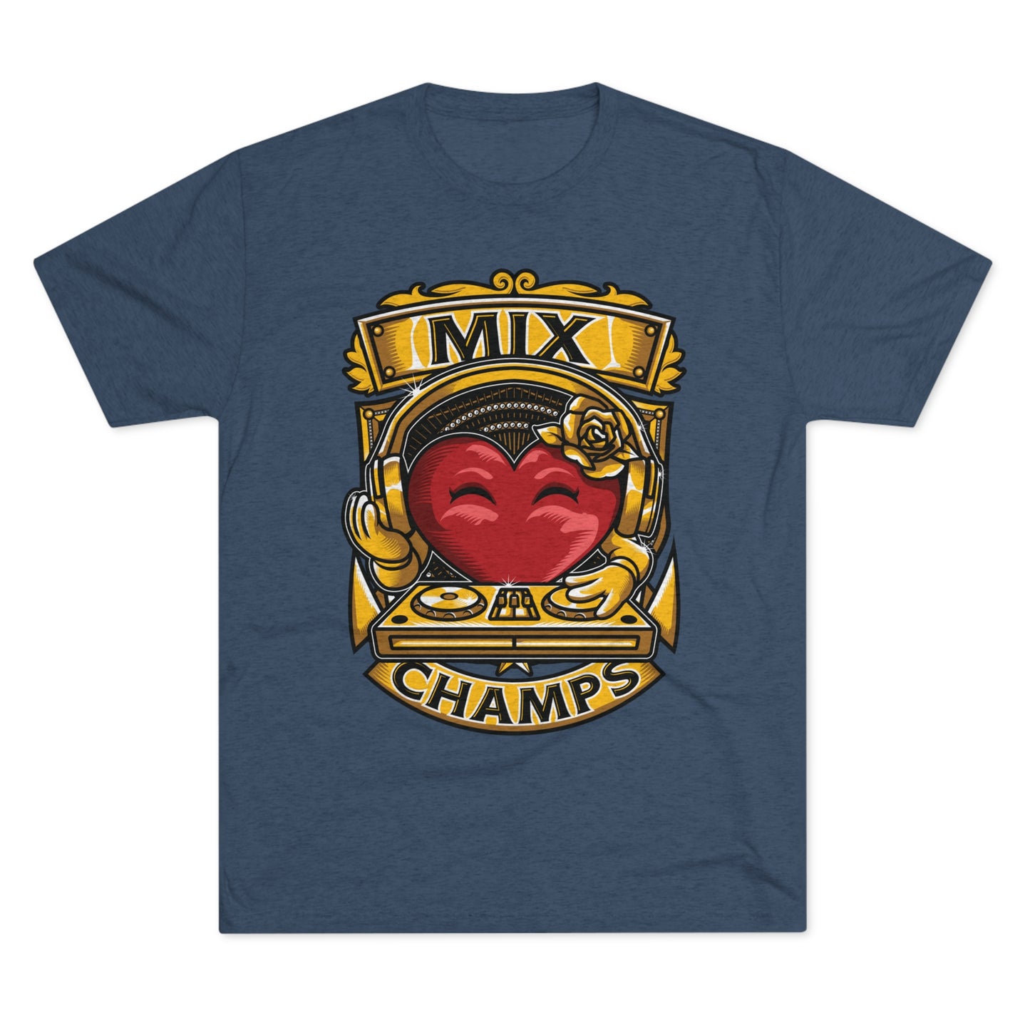 MIX CHAMPS  - PREMIUM SOFT - Unisex Tri-Blend Crew Tee (Next Level 6010)